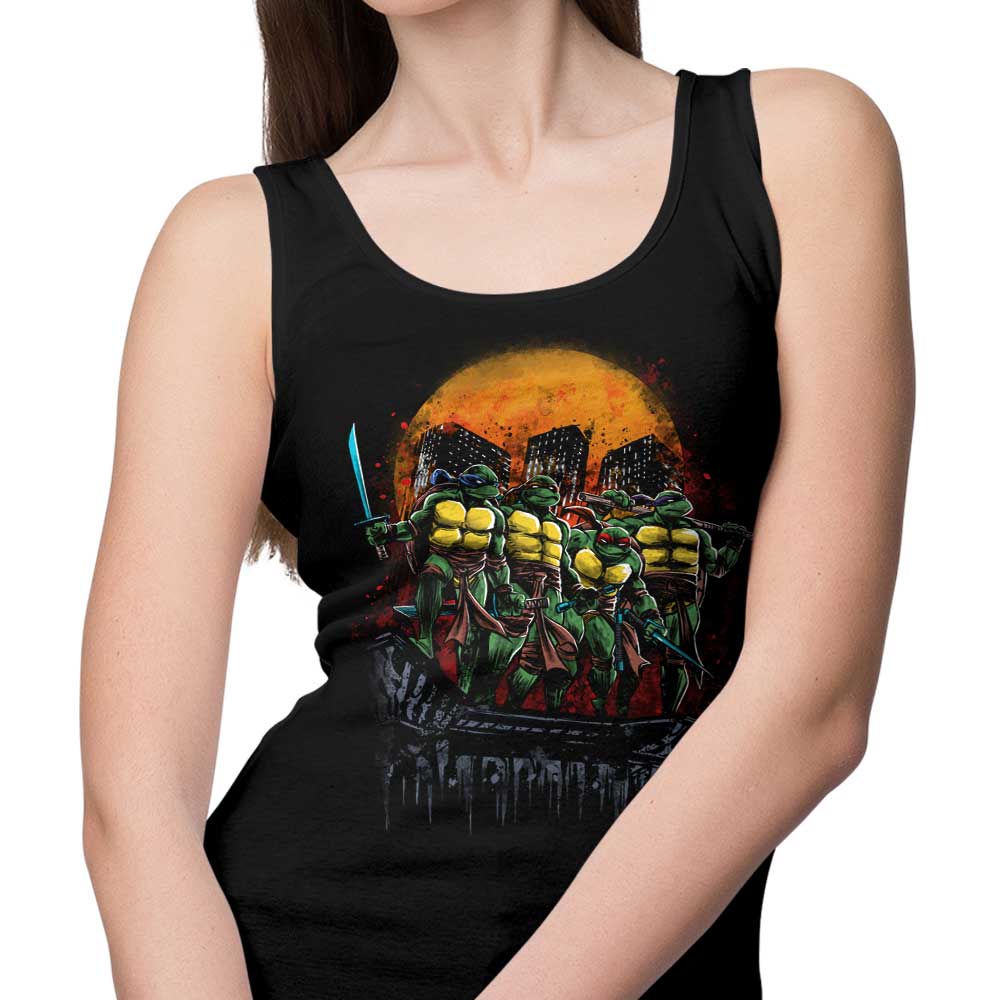 Stylish 'Turtles on the Roof' Tank Top for Fashion Lovers