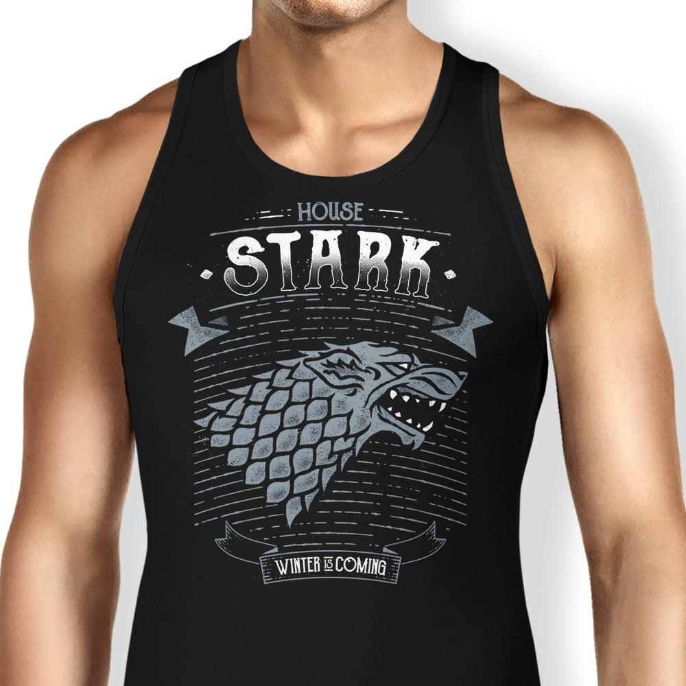 Stylish Winter Wolf Tank Top for Cool Season