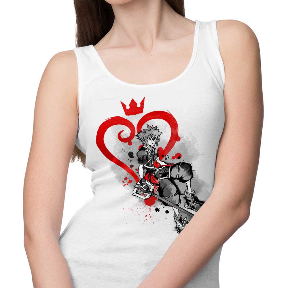 Soulkr Keyblade Kingdom Sumi-e Style Men's and Women's Unisex Comfortable Tank Tops