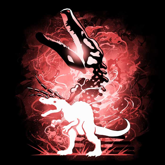 Cool Spinosaurus Silhouette Design - Men's and Women's Tank Top