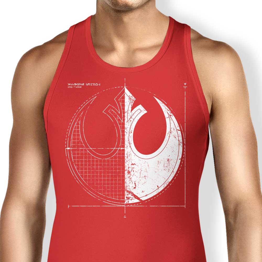 Rebellion Blueprint Women's Fashion Tank Top for Trendy Wear