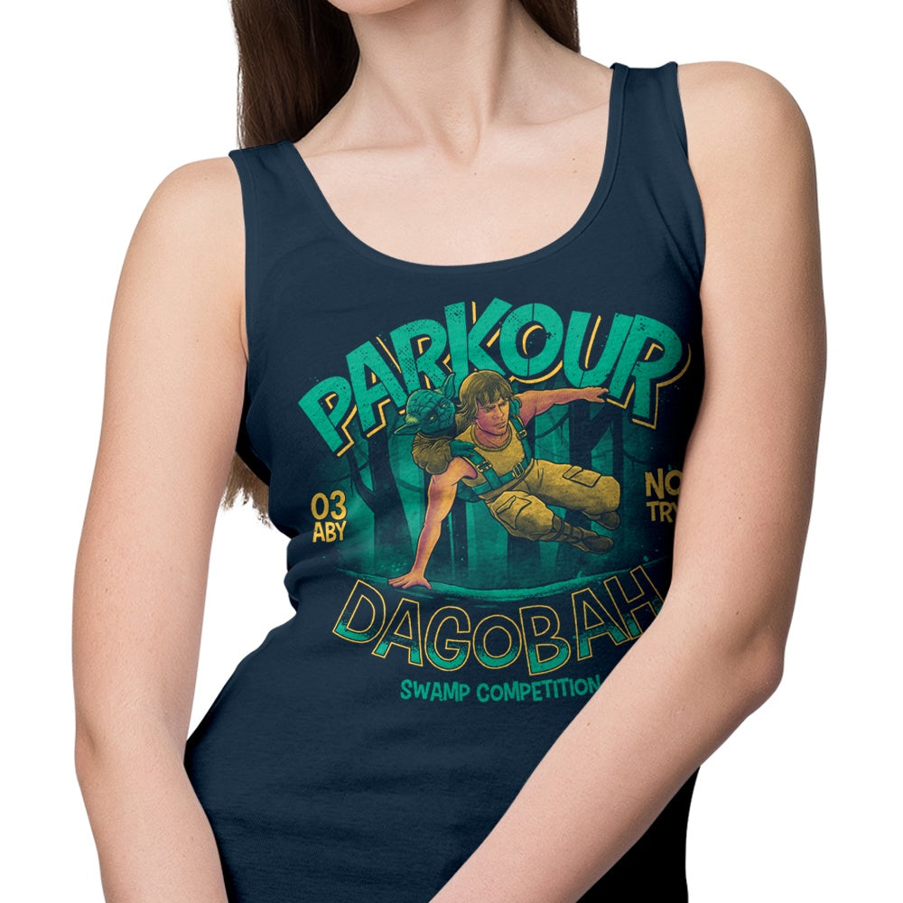 Parkour Swamp Competition Men's Athletic Tank Top