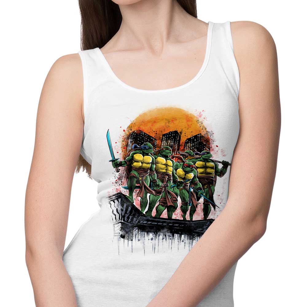 Stylish 'Turtles on the Roof' Tank Top for Fashion Lovers