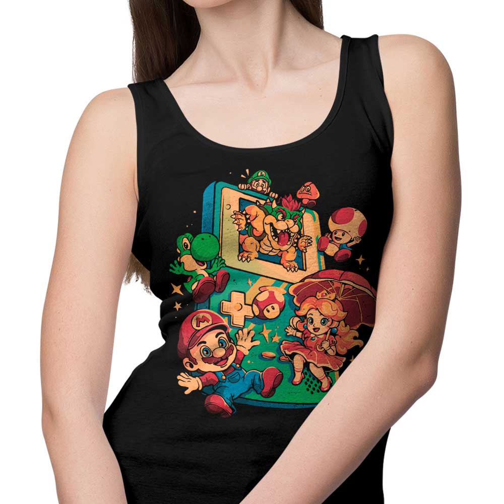 Arigatees Plumber Game Inspired Tank Top for Casual Wear
