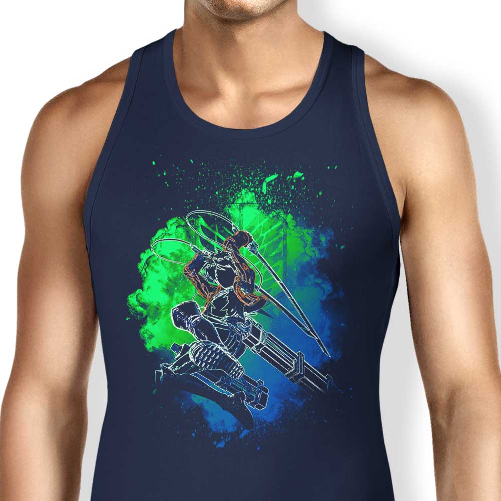 Tank Top - The Courageous Spirit of the Titan Boy by Donnie Illustrations