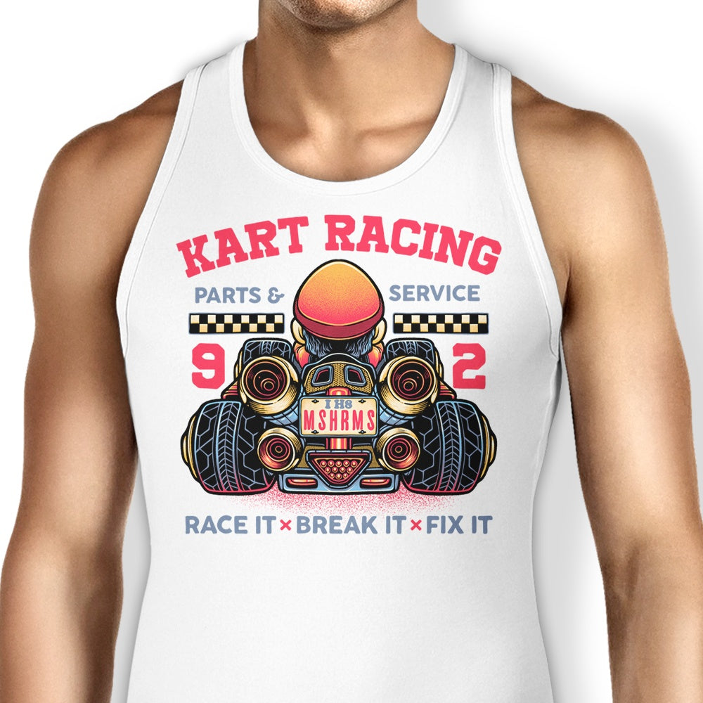 Glitchygorilla's High - Energy Kart Racing Tank Top