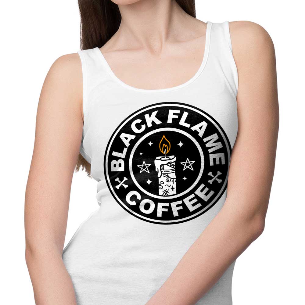 Black Flame Coffee Men's and Women's Unisex Stylish Tank Top