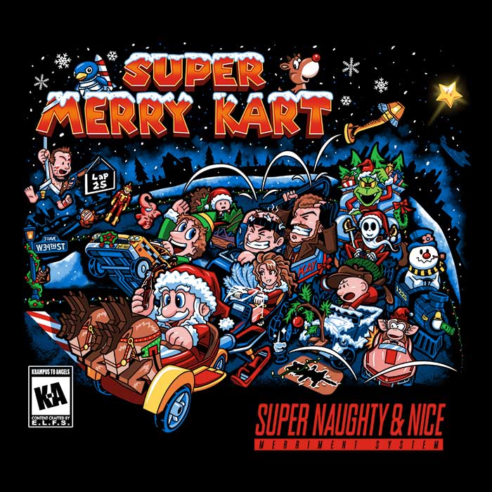 Prime Quality Super Merry Kart Tank Top for a Festive Look