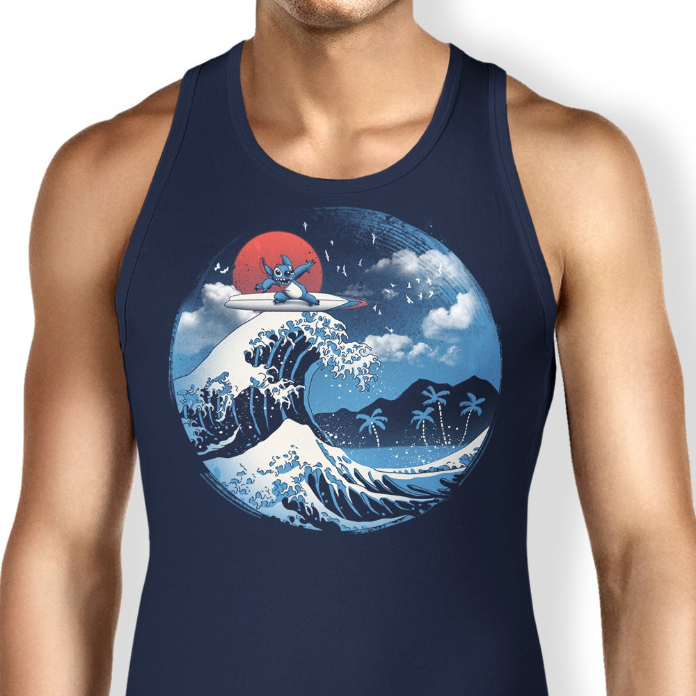 Incredible The Great Wave of Kaua'i Print Unisex and Women's Tank Tops