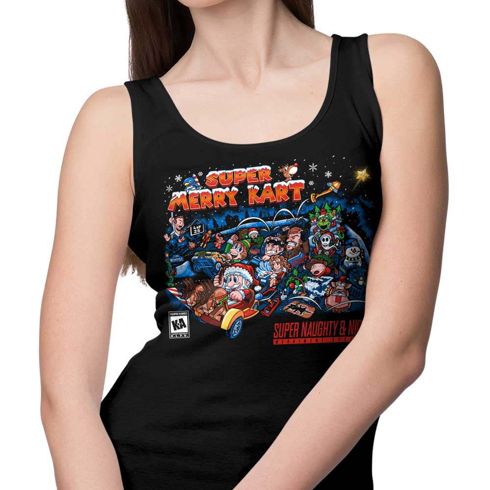 Prime Quality Super Merry Kart Tank Top for a Festive Look