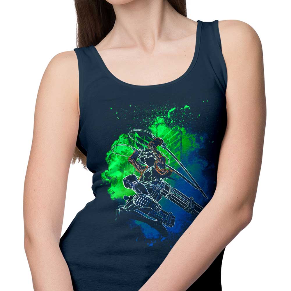 Tank Top - The Courageous Spirit of the Titan Boy by Donnie Illustrations