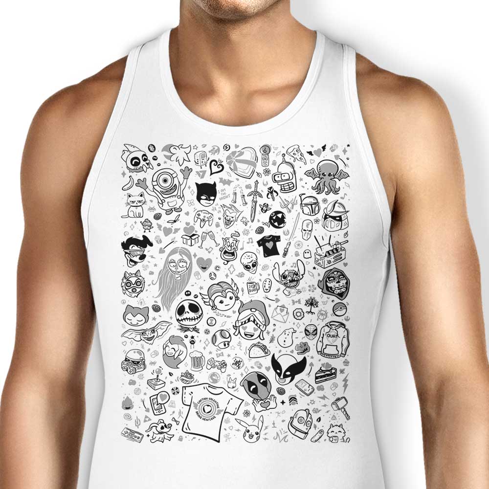 Charming Doodles Tank Top from Teesgeex