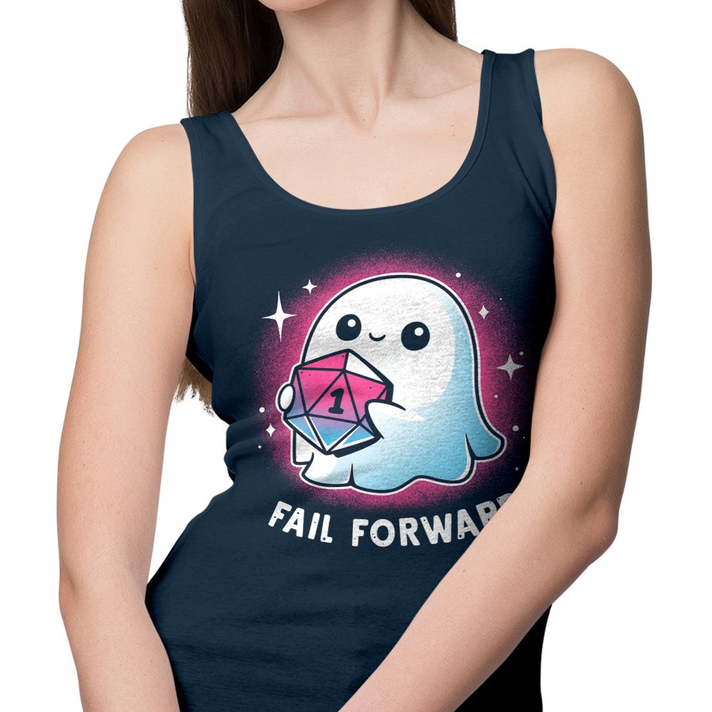 Fail Forward Motivational Tank Top for Casual Wear