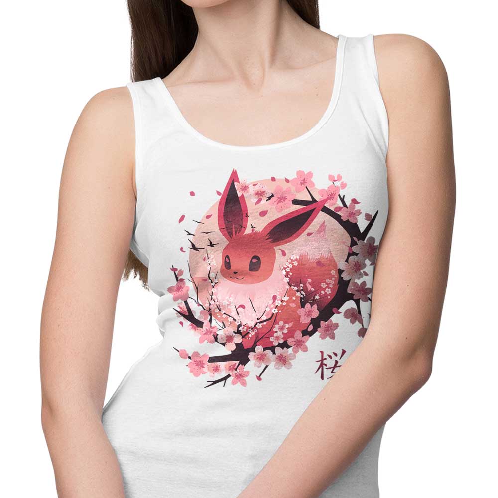 Adorable Sakura Eevee Design Tank Top for Fashion Lovers
