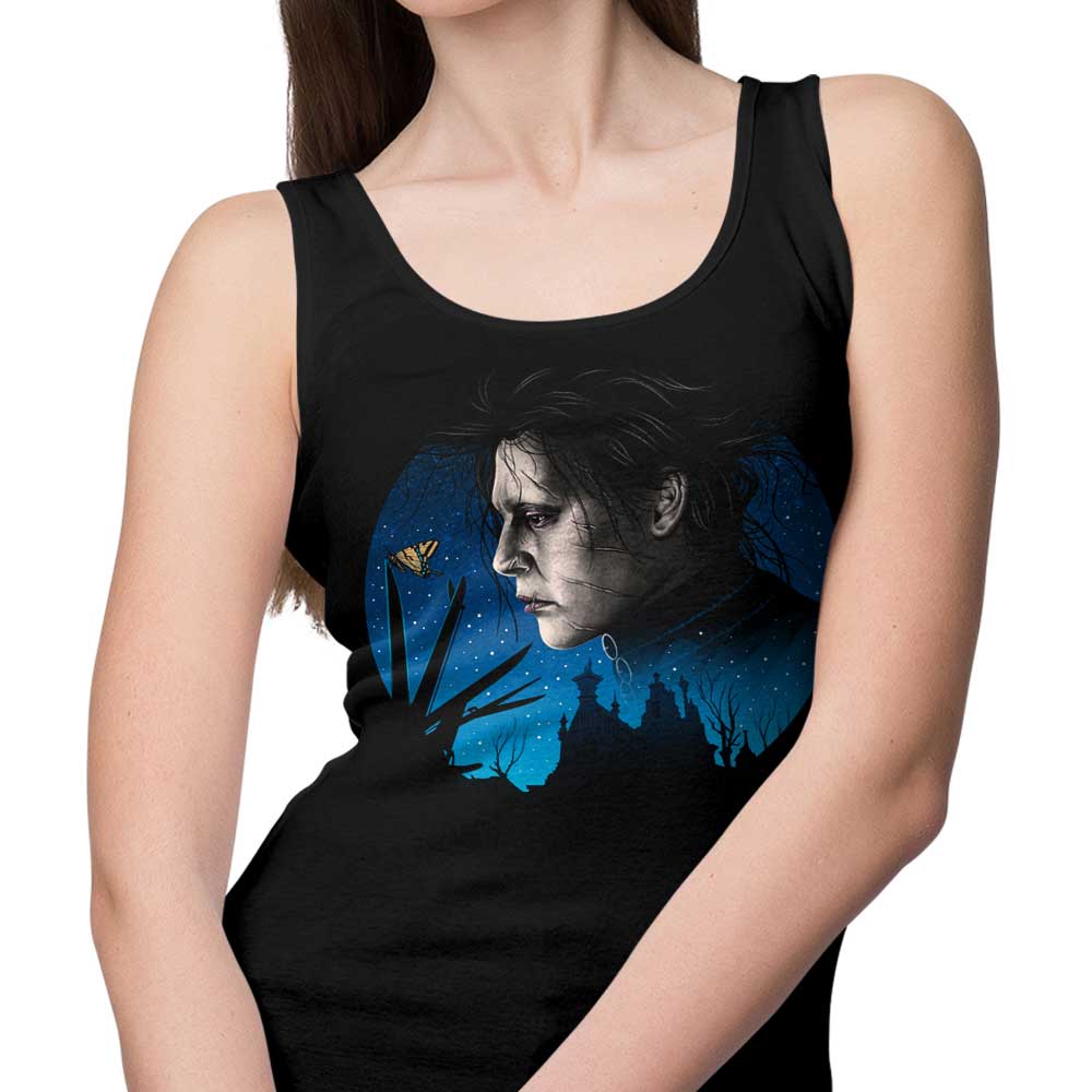 Comfortable Scissors and Butterflies Unisex and Women's Tank Tops
