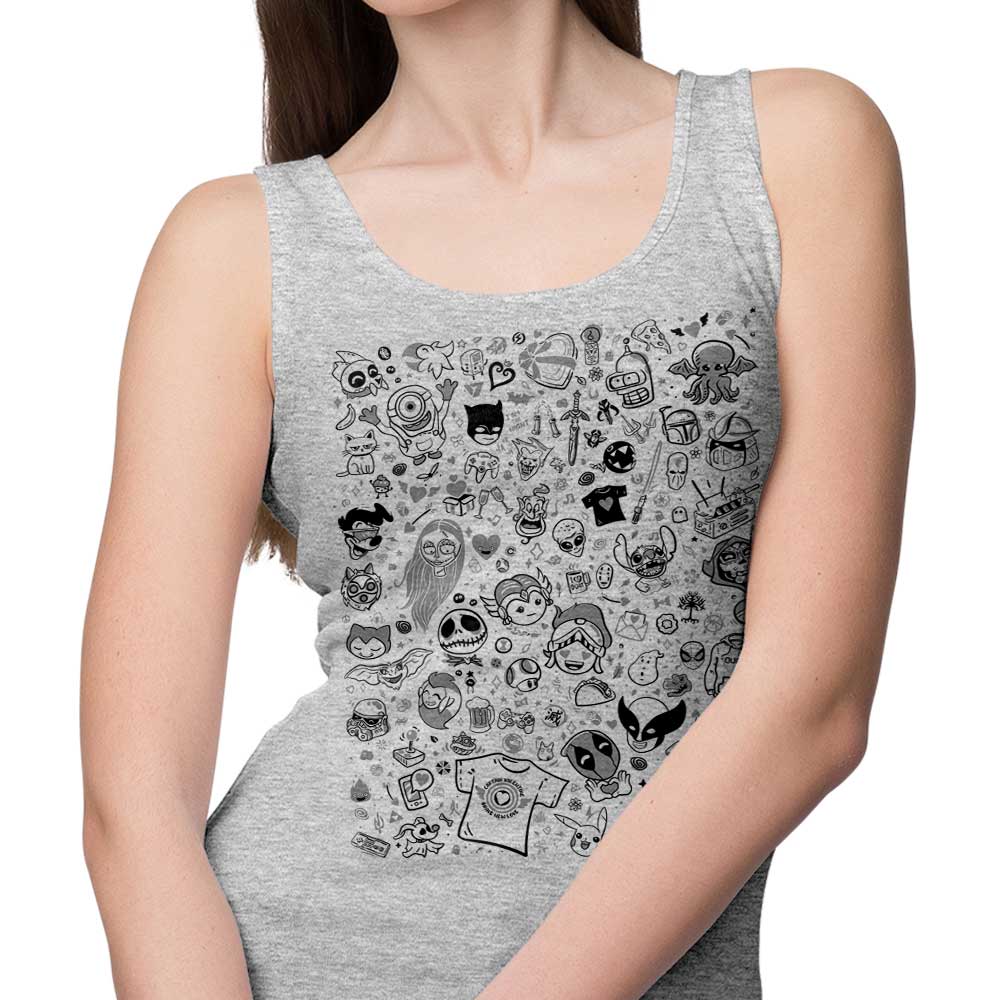 Charming Doodles Tank Top from Teesgeex