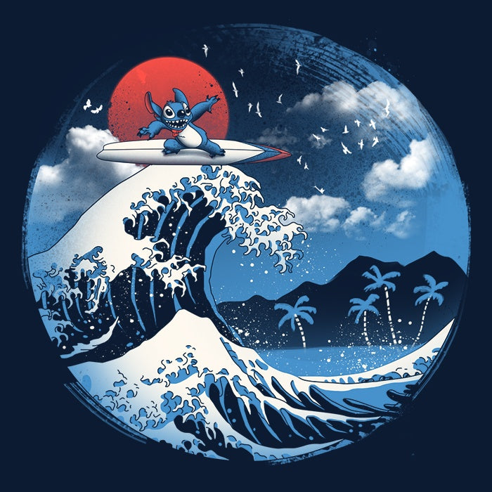 Incredible The Great Wave of Kaua'i Print Unisex and Women's Tank Tops