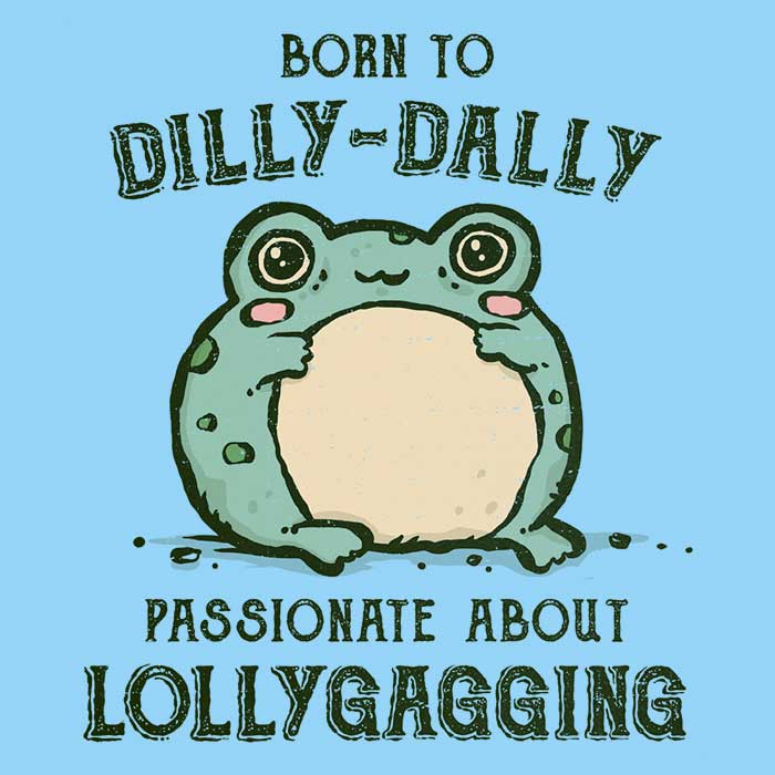 Casual 'Born to Dilly Dally' Women's Tank Top for Relaxed Style