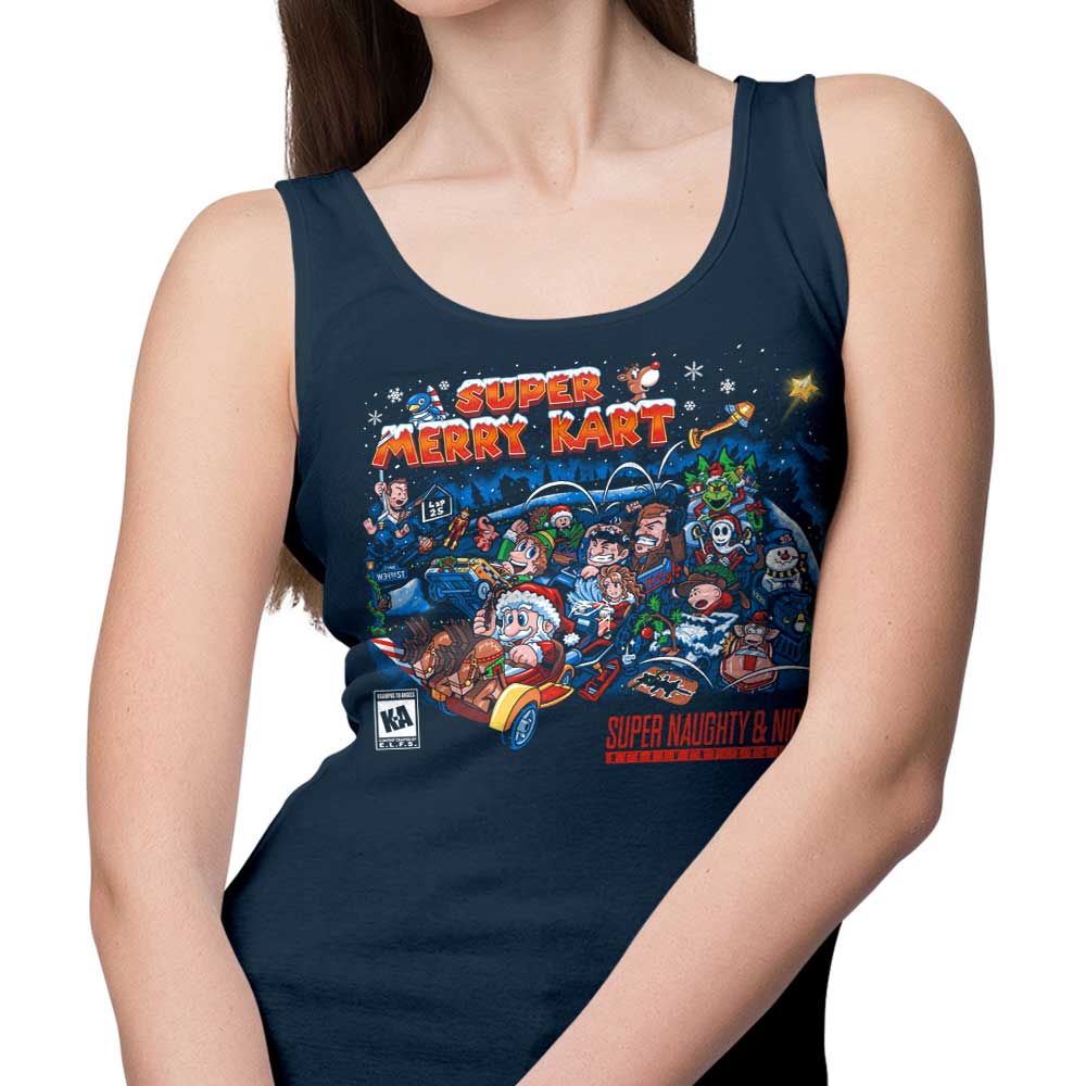 Prime Quality Super Merry Kart Tank Top for a Festive Look