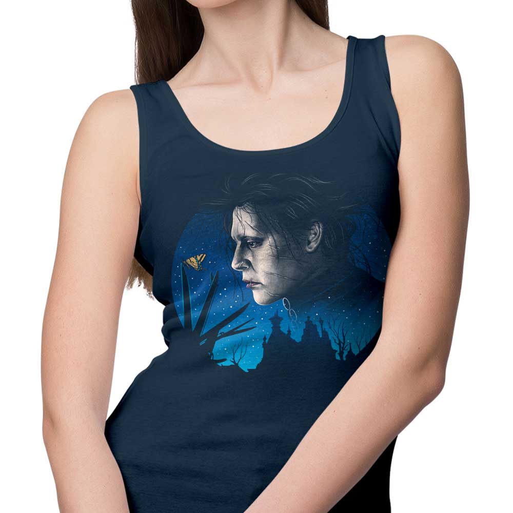 Comfortable Scissors and Butterflies Unisex and Women's Tank Tops
