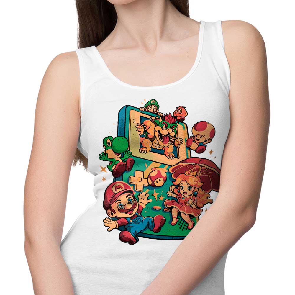 Arigatees Plumber Game Inspired Tank Top for Casual Wear