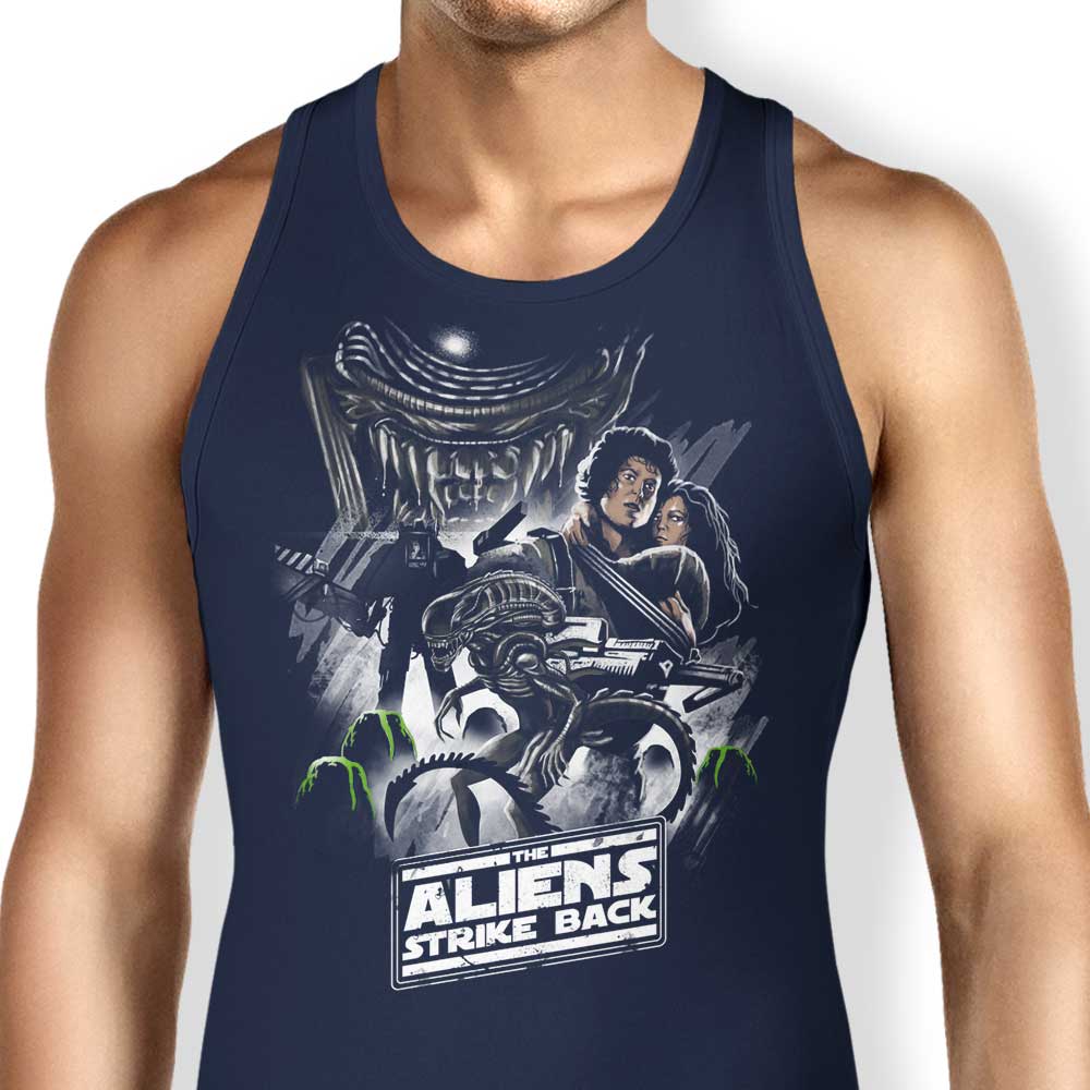 Aliens Strike Back Retro-Style Men's Tank Top