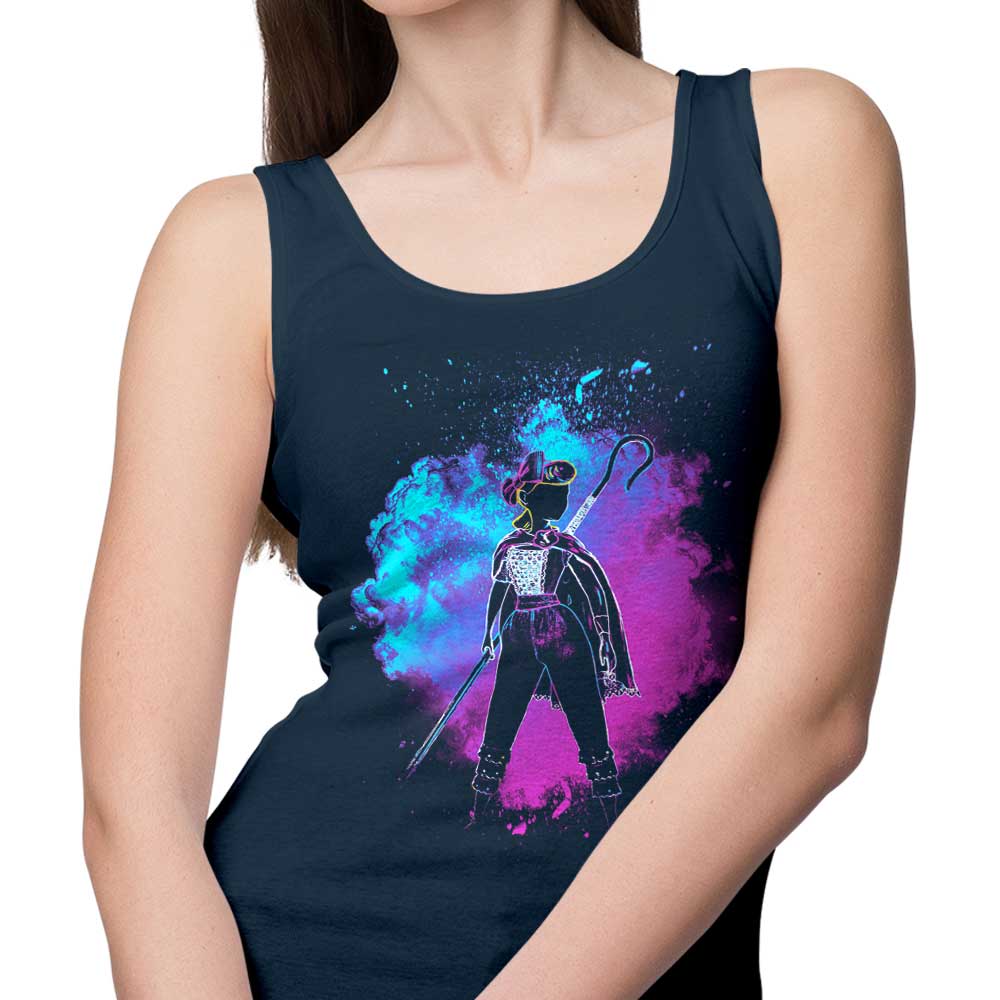 Donnie Illustrations' Soul of the Shepherdess Stylish Men's and Women's Tank Tops