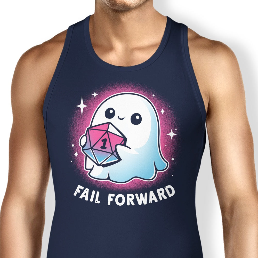 Fail Forward Motivational Tank Top for Casual Wear