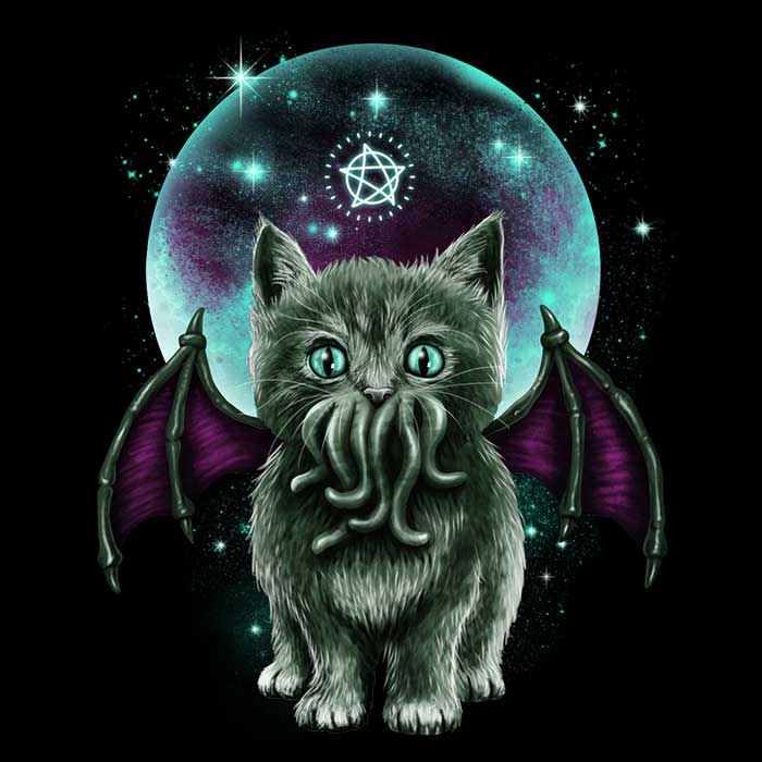 XENOS Cosmic Purrcraft Comfortable and Lightweight Tank Tops for Men and Women