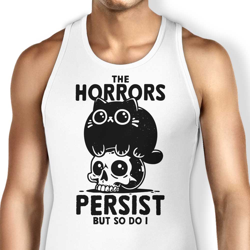 The Horror Survivor Men's Stylish Tank Top for Horror Enthusiasts