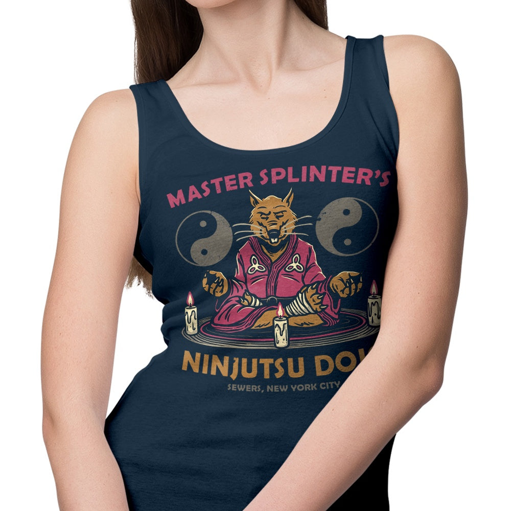 Glitchygorilla's Stylish Splinter's Dojo Tank Top