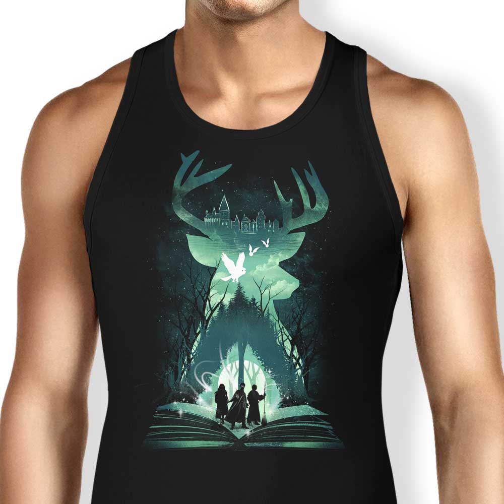 Tank Top Inspired by the Book of Witchcraft and Wizardry from Dandingeroz