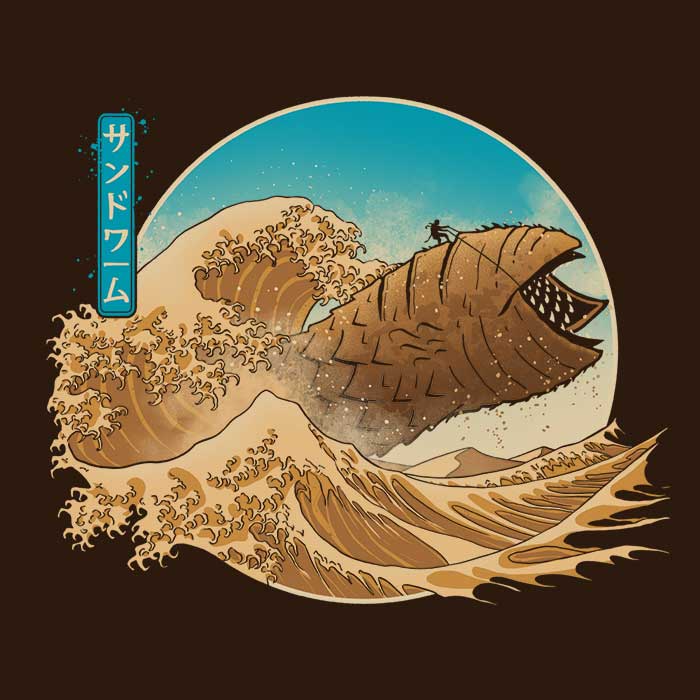 Stylish Great Wave Off Arrakis Design Tank Top for Fashion Lovers