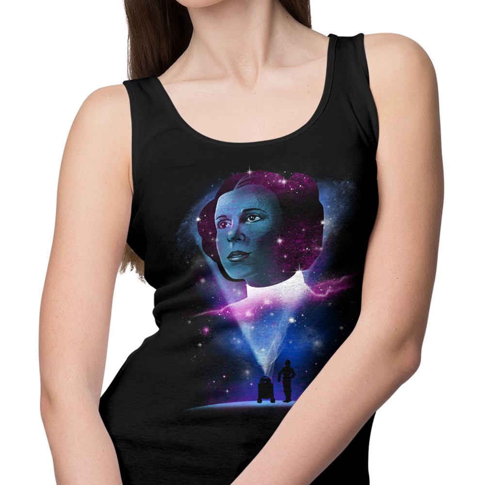 Comfy Galactic Princess Unisex and Women's Tank Tops