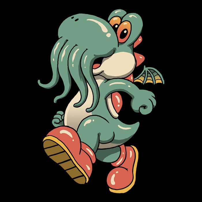 XENOS Dino Cthulhu Comfortable Unisex and Women's Tank Tops