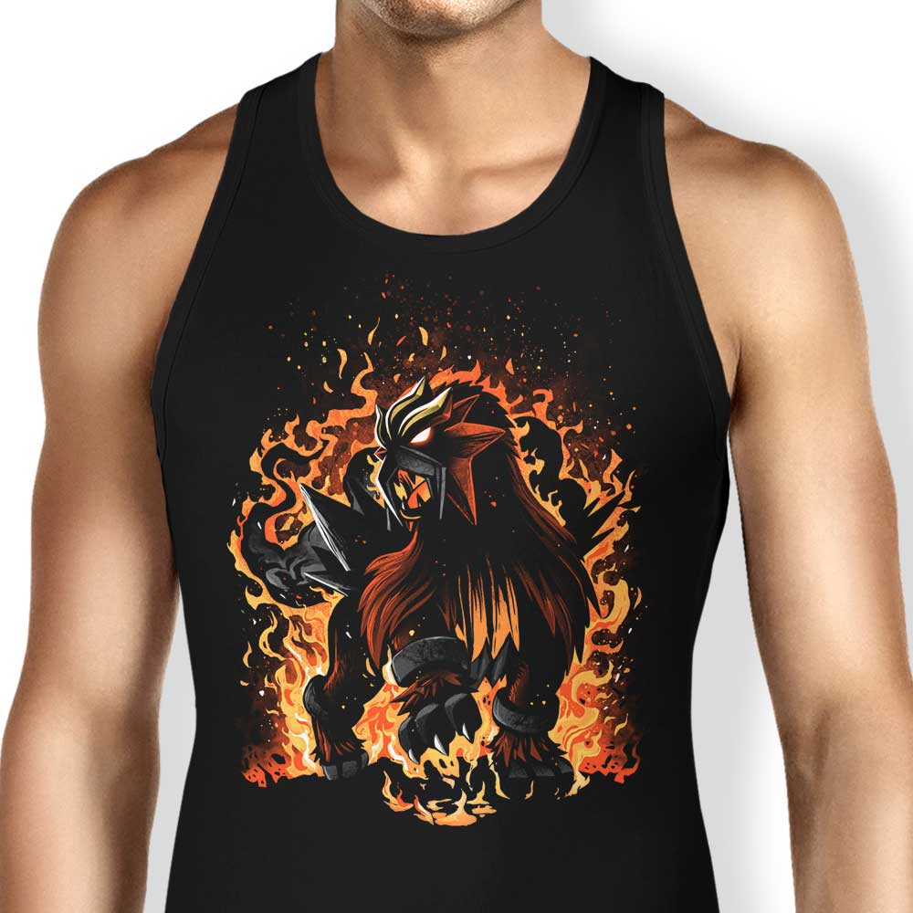 The Fierce Tank Top Inspired by the Beast of Roaring Flames