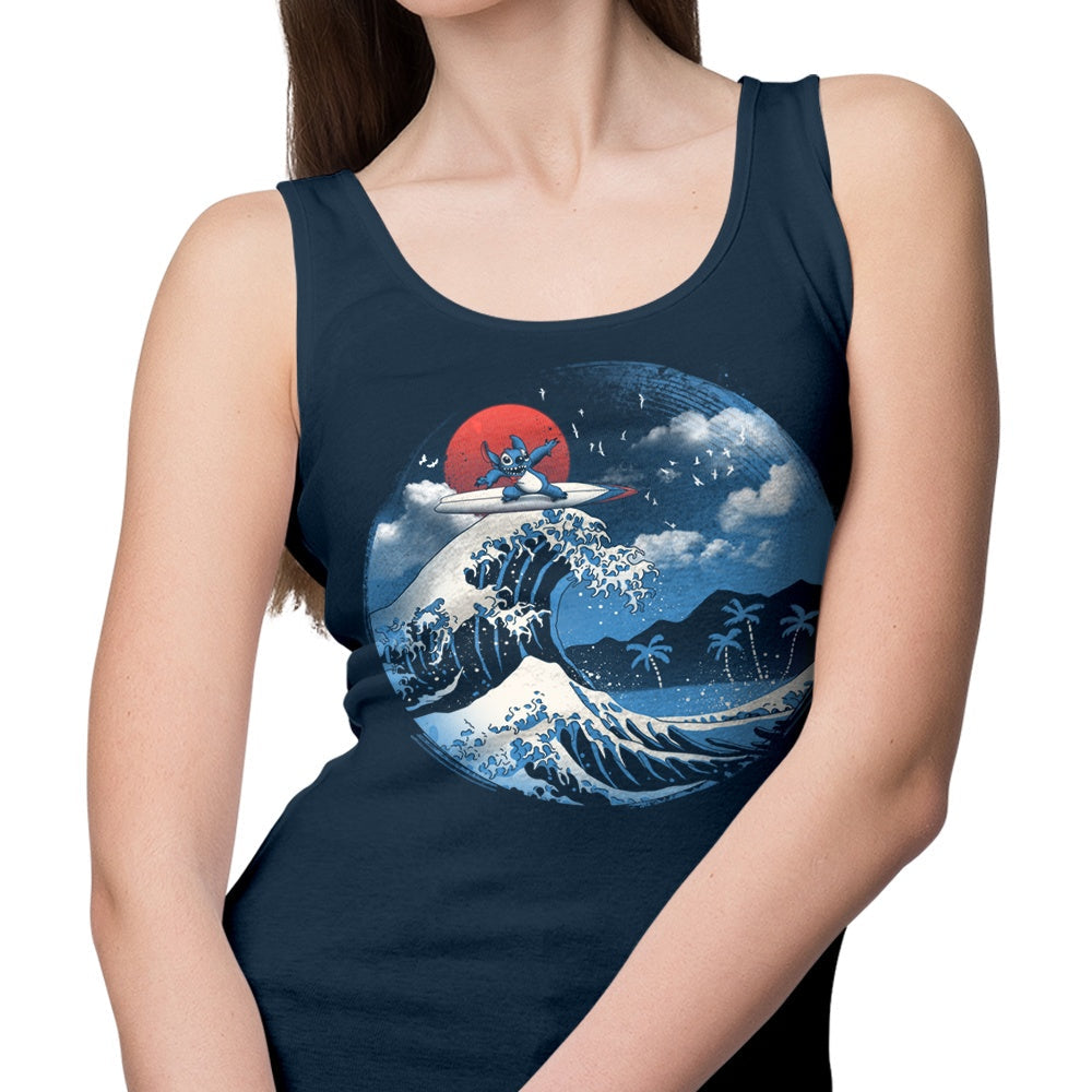 Incredible The Great Wave of Kaua'i Print Unisex and Women's Tank Tops