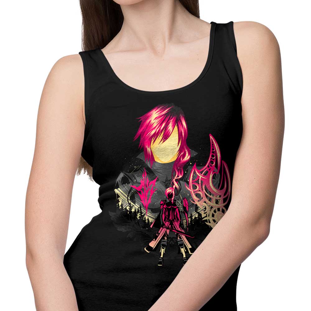 Stylish Pink Lightning Women's Tank Top by Hypertwenty
