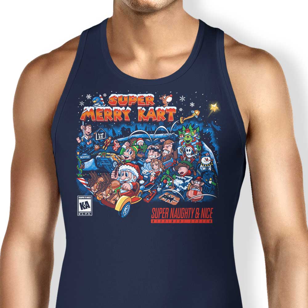 Prime Quality Super Merry Kart Tank Top for a Festive Look