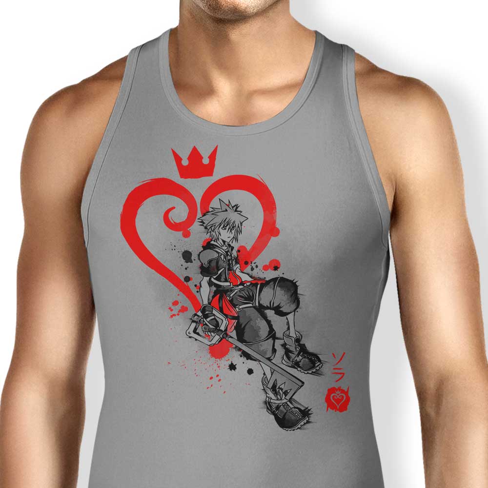 Soulkr Keyblade Kingdom Sumi-e Style Men's and Women's Unisex Comfortable Tank Tops