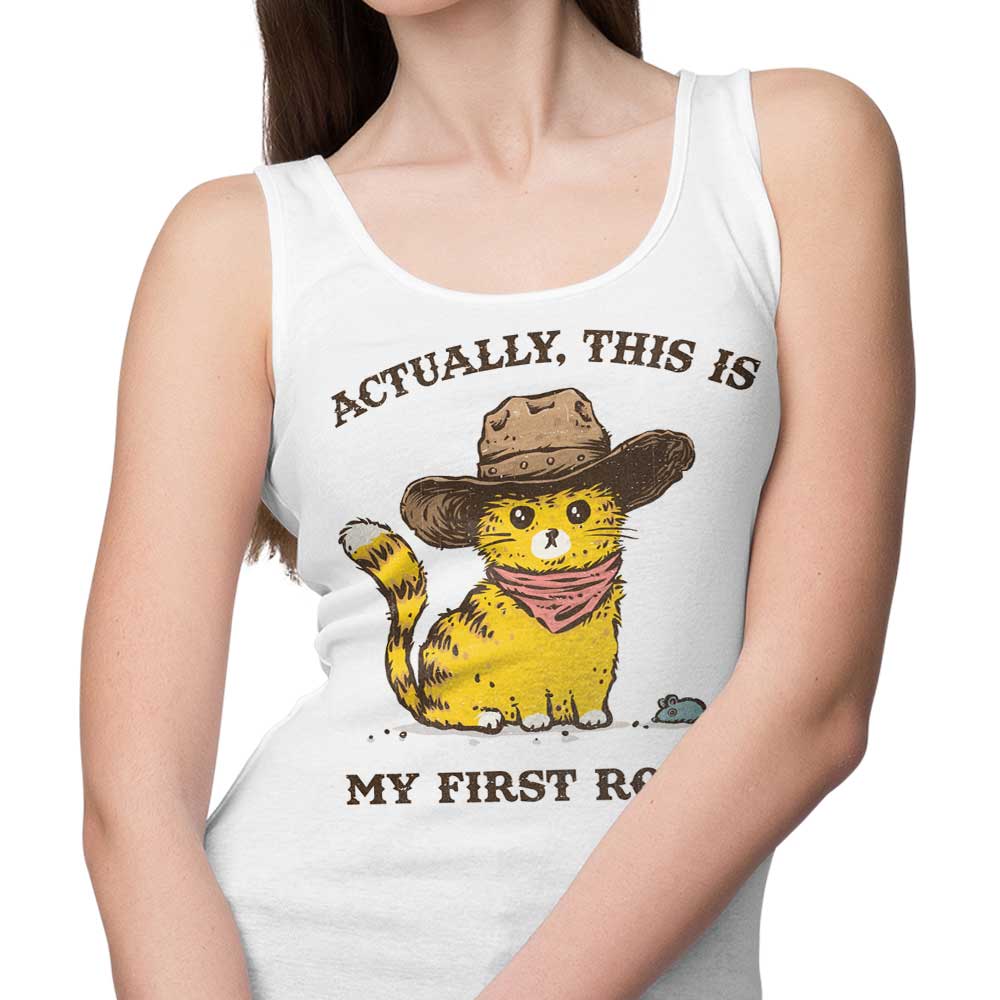 kg07's Stylish My First Rodeo Tank Top for Fashion Lovers