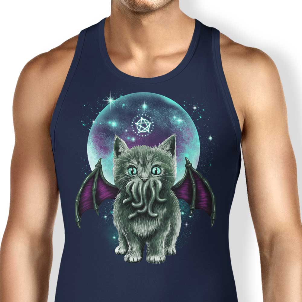 XENOS Cosmic Purrcraft Comfortable and Lightweight Tank Tops for Men and Women
