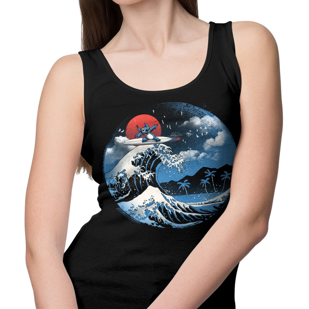 Incredible The Great Wave of Kaua'i Print Unisex and Women's Tank Tops