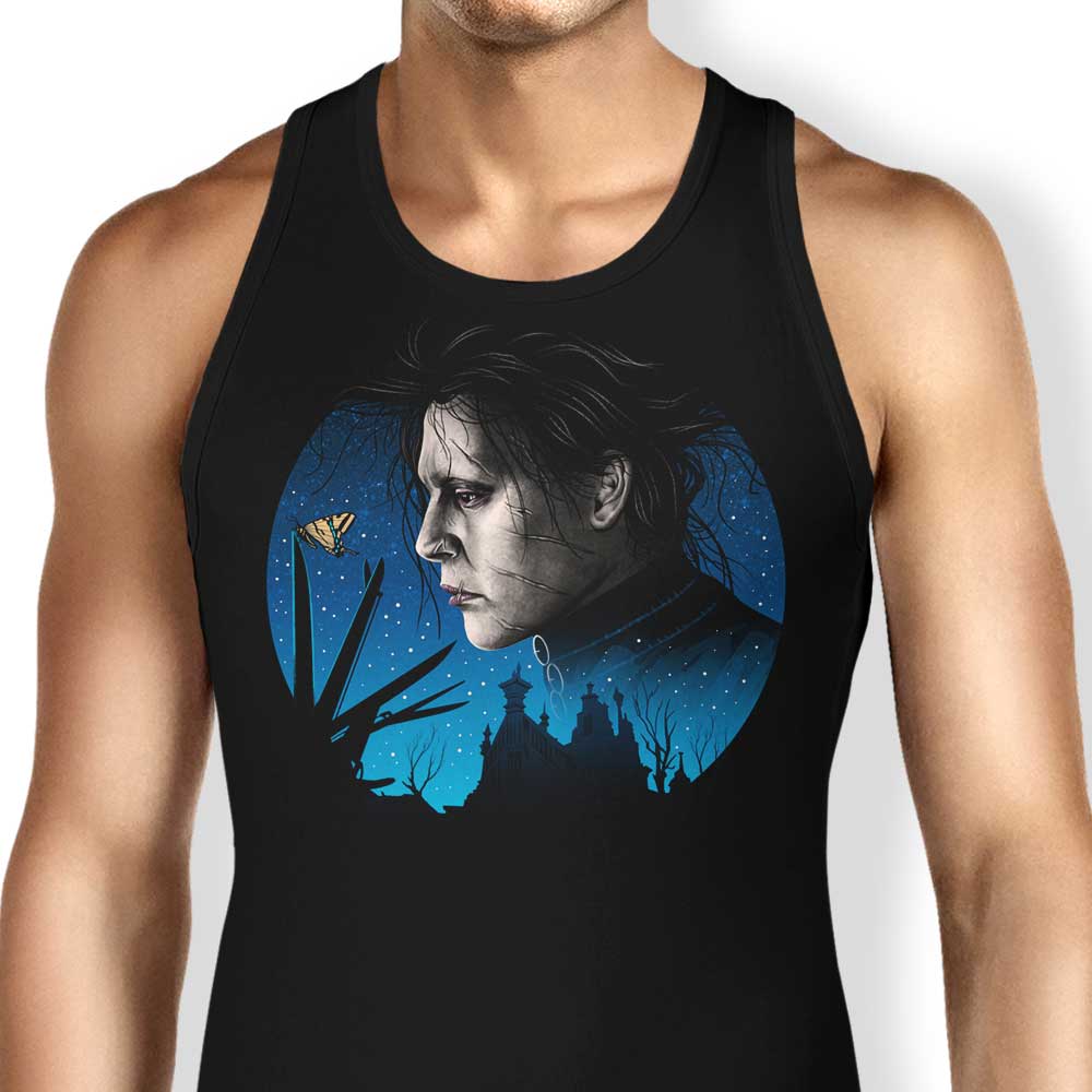 Comfortable Scissors and Butterflies Unisex and Women's Tank Tops