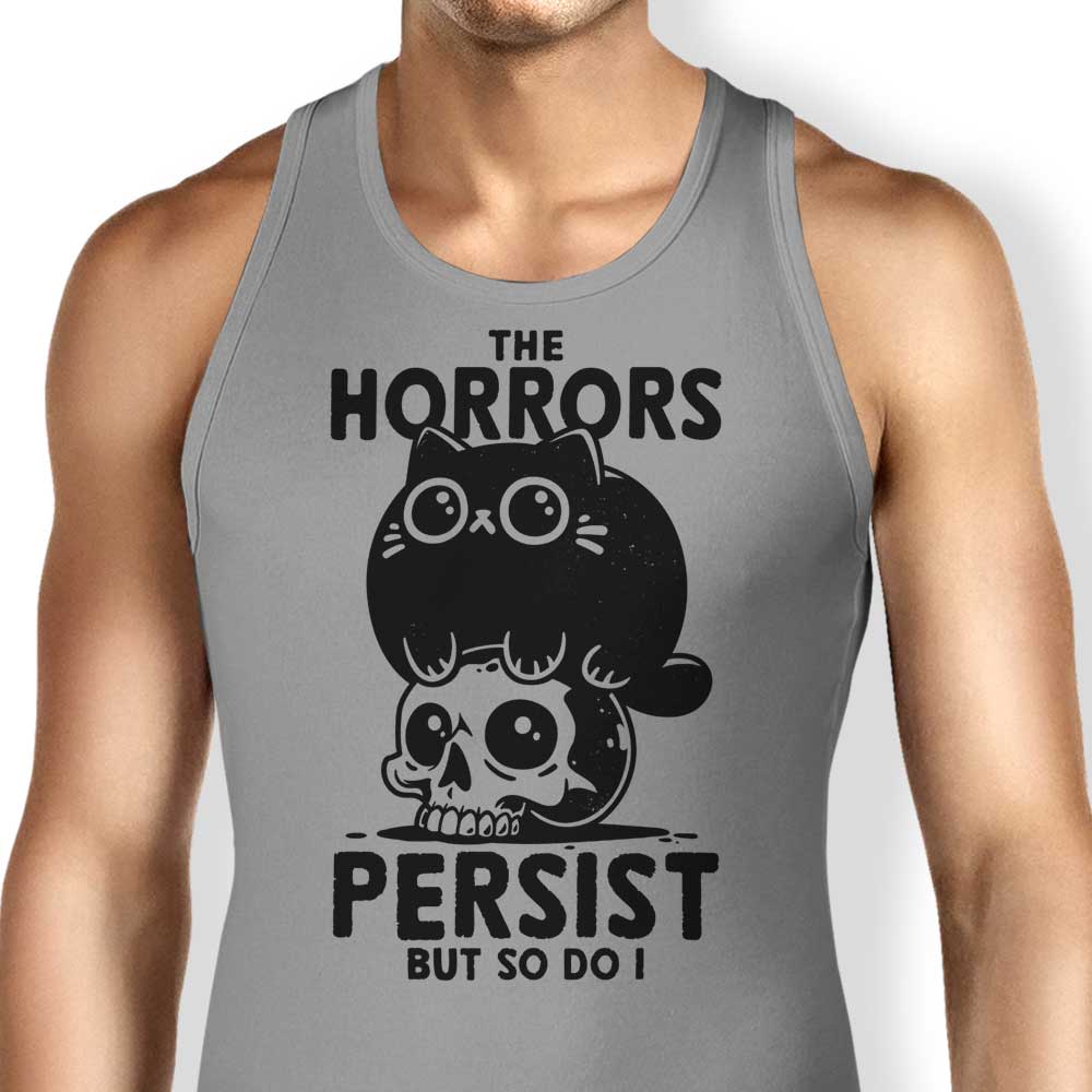 The Horror Survivor Men's Stylish Tank Top for Horror Enthusiasts