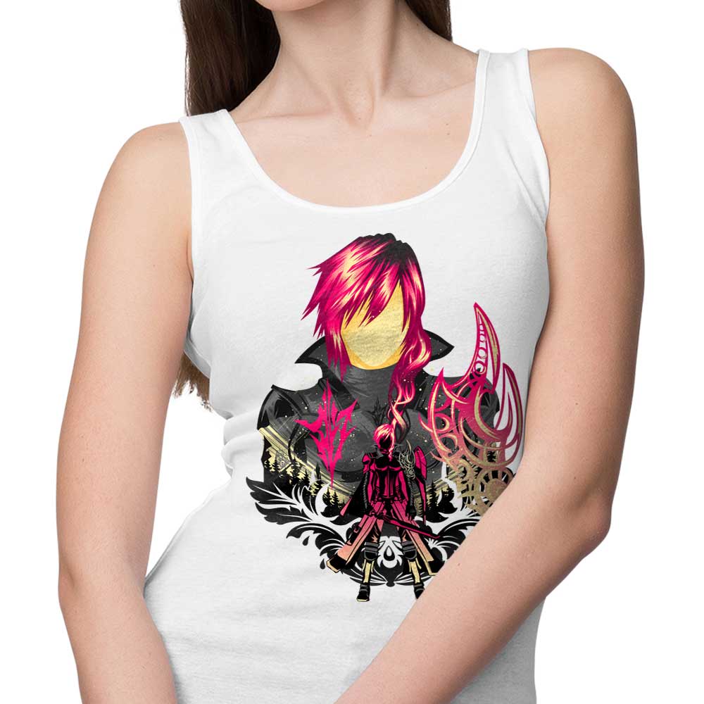 Stylish Pink Lightning Women's Tank Top by Hypertwenty