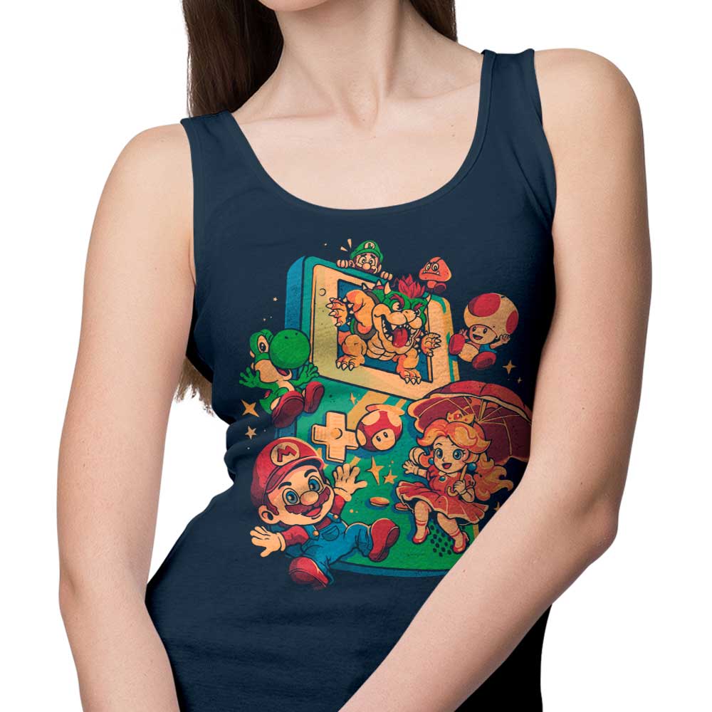 Arigatees Plumber Game Inspired Tank Top for Casual Wear