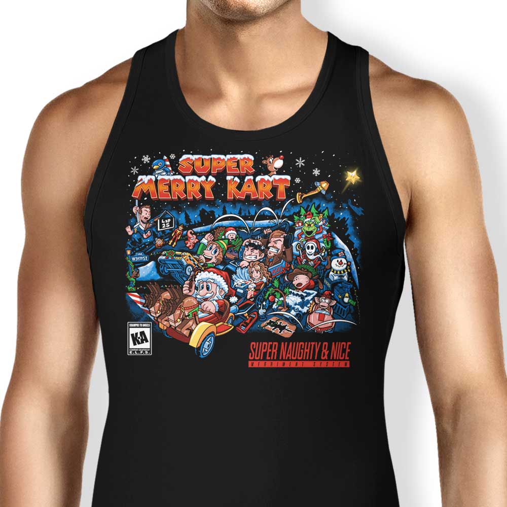 Prime Quality Super Merry Kart Tank Top for a Festive Look