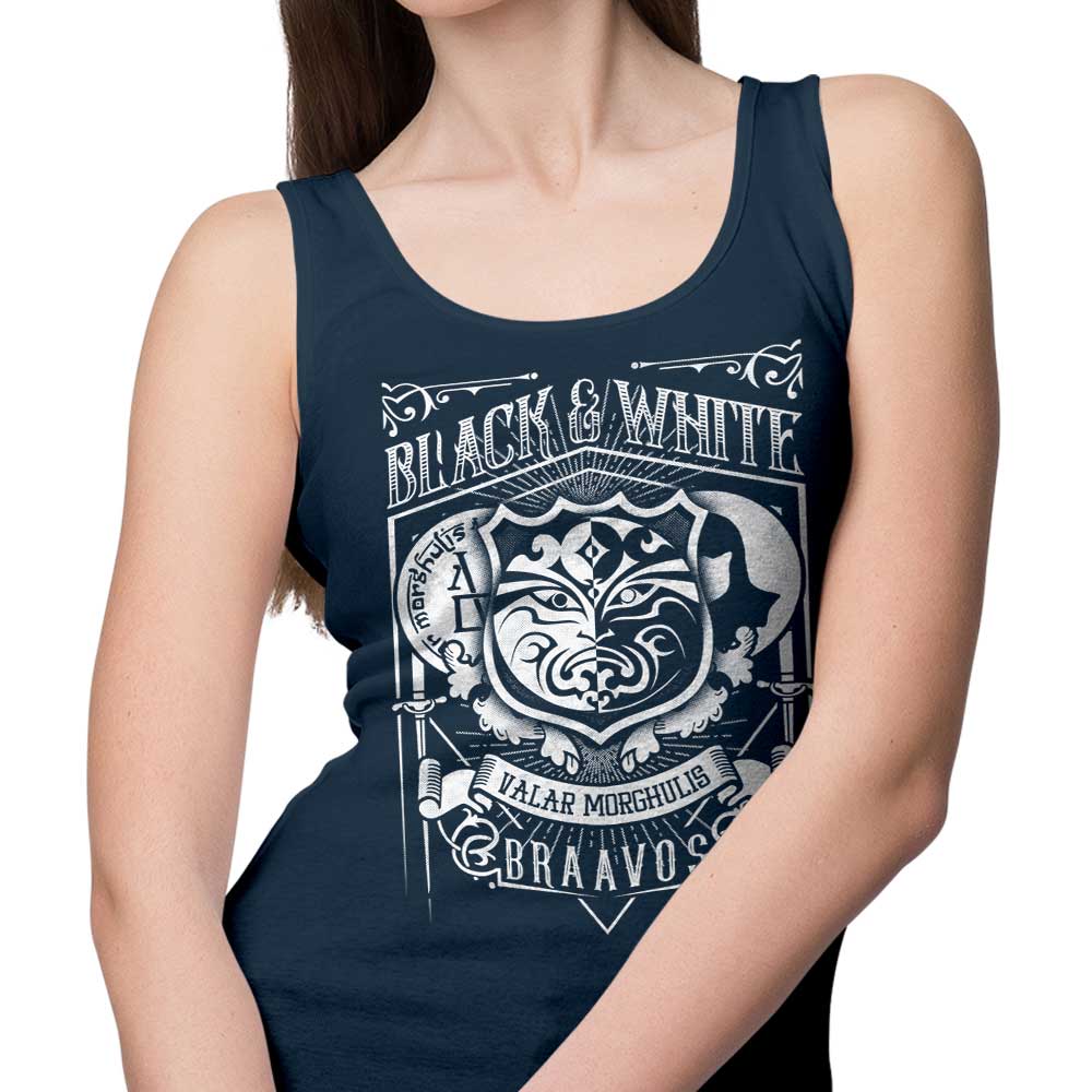 Stylish Vintage Black and White Cotton Tank Tops for Men and Women