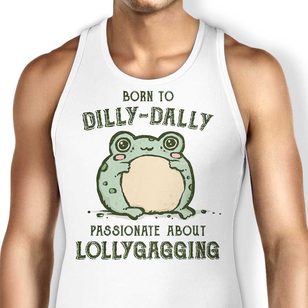 Casual 'Born to Dilly Dally' Women's Tank Top for Relaxed Style